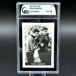 1967 Leaf Star Trek TOS Rare #23 Teeny Bopper Graded 9 Mint
